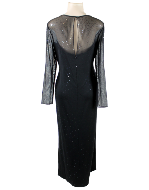 ST. JOHN Bateau Neck Long Dress