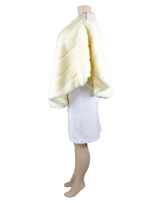 RUTH'S COLUMBUS Faux Fur Cape