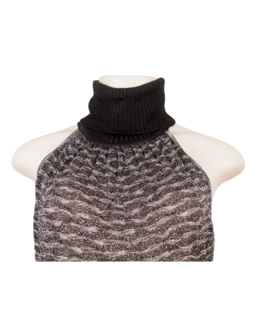 BEBE Sleeveless Turtleneck Mini Dress