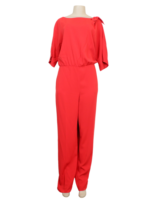 ST. JOHN Bateau Neckline Jumpsuit