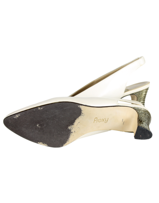 PROXY Leather Slingback Pump