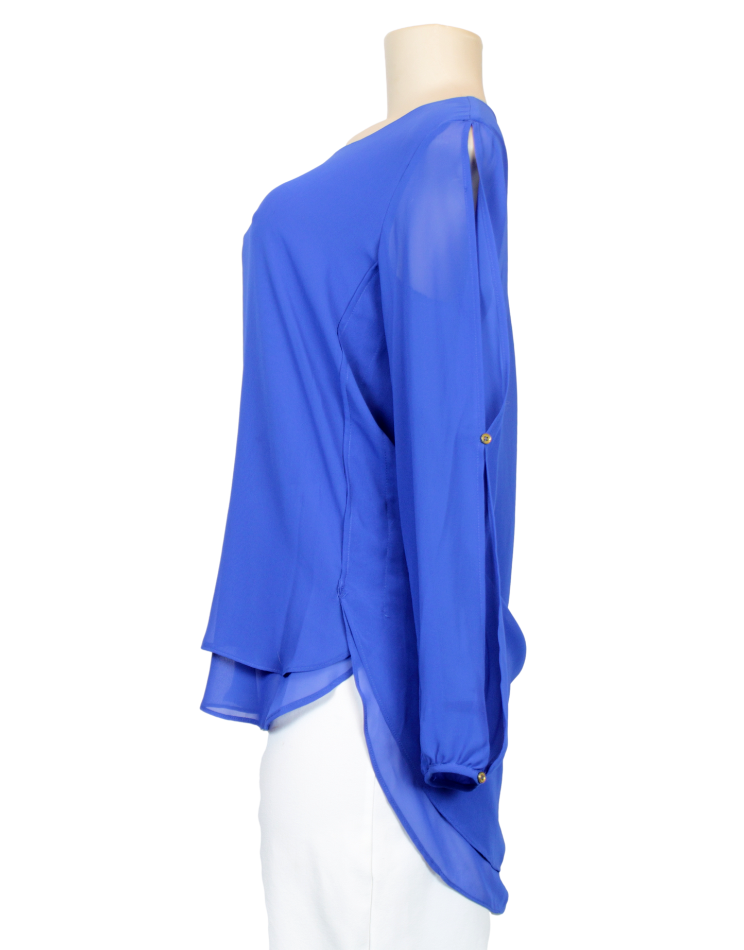 ZAC & RACHEL Sheer Long Sleeve Top