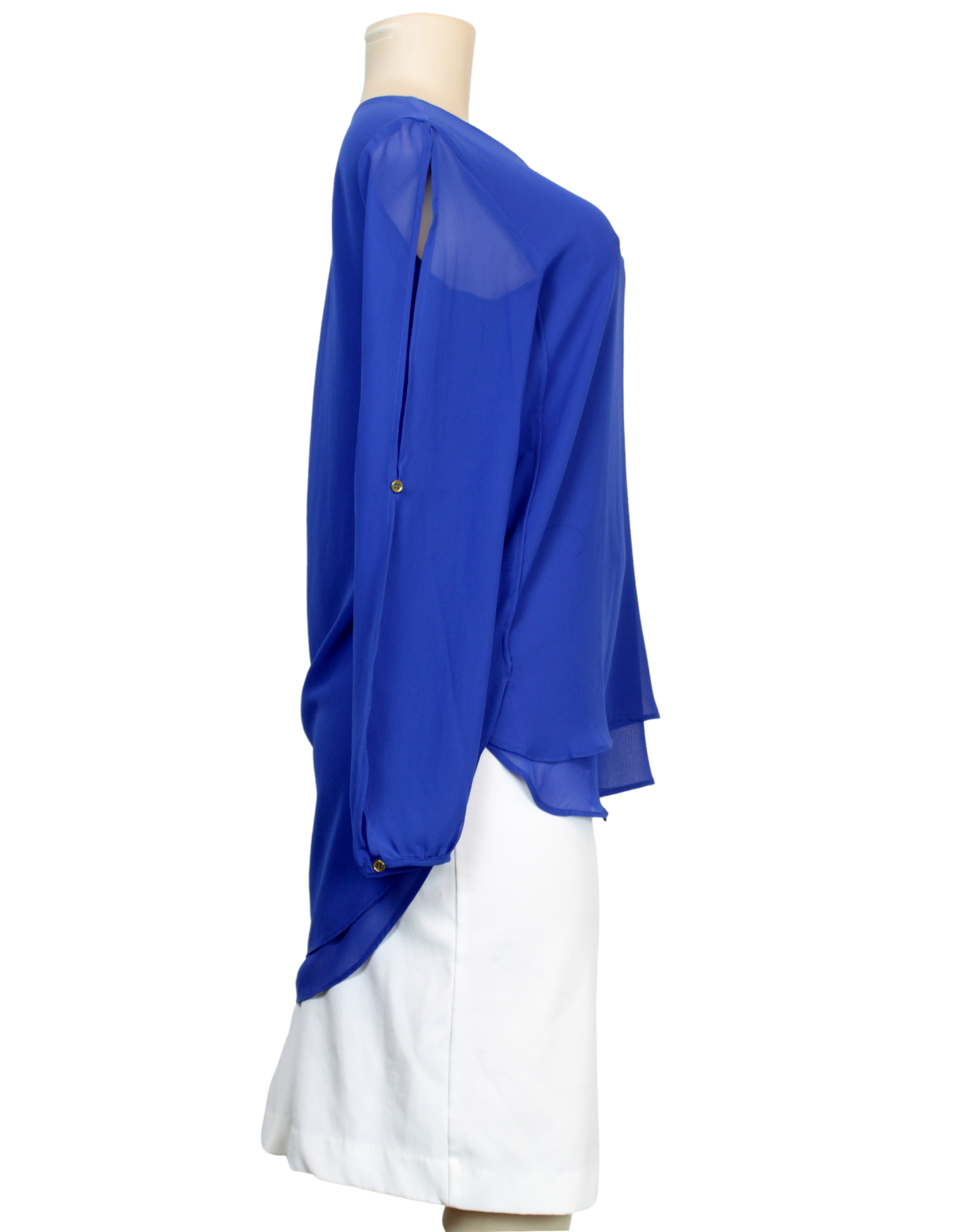 ZAC & RACHEL Sheer Long Sleeve Top