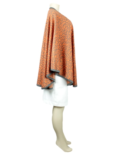 Abstract Print Cape- eKlozet Luxury Consignment Boutique