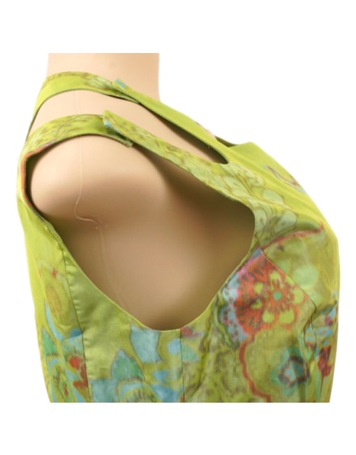 OSCAR DE LA RENTA SILK DRESS - eKlozet Luxury Consignment
