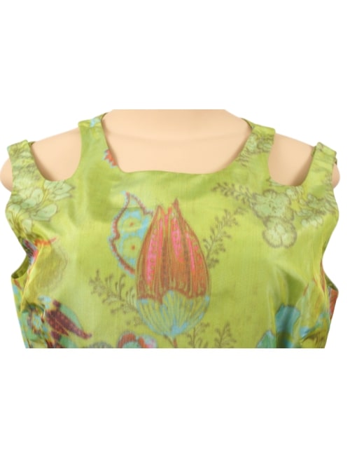 OSCAR DE LA RENTA SILK DRESS - eKlozet Luxury Consignment