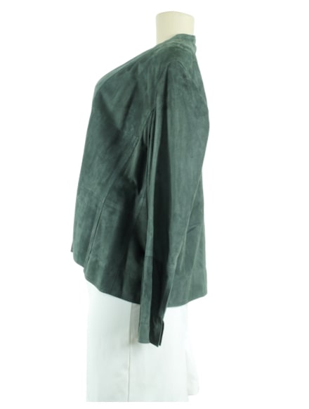AKRIS Suede Leather Jacket w/ Tags - eKlozet Luxury Consignment