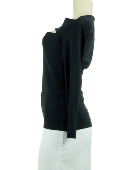 La Petite Robe Di Chiara Boni Cutout-Accented Long Sleeve Top - eKlozet Luxury Consignment