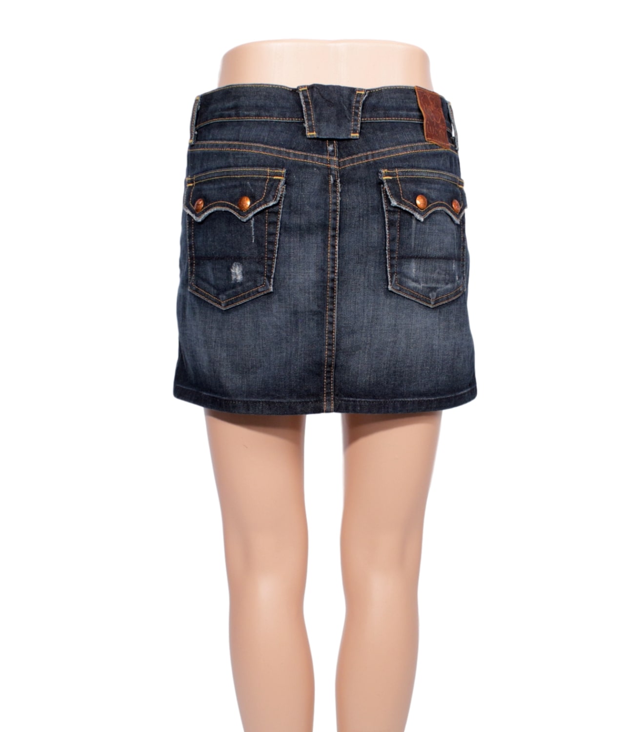 LUCKY BRAND MINI SKIRT - back- eKlozet Luxury Consignment