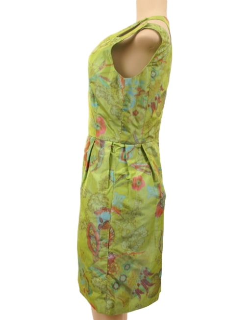 OSCAR DE LA RENTA SILK DRESS - eKlozet Luxury Consignment