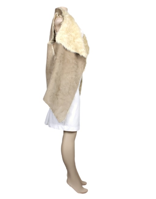 Suede Open Vest