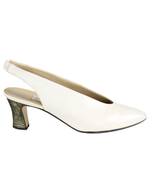 PROXY Leather Slingback Pump