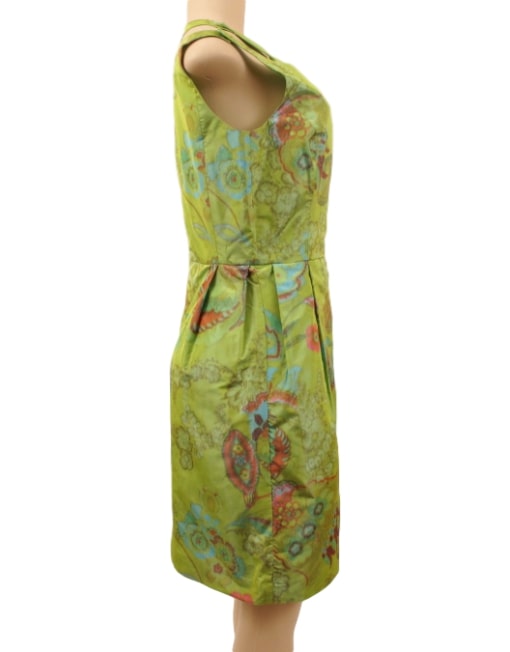 OSCAR DE LA RENTA SILK DRESS - eKlozet Luxury Consignment