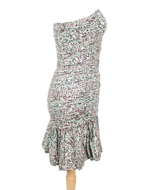 BCBGMAXAZARIA RUCHE DRESS - eKlozet Luxury Consignment