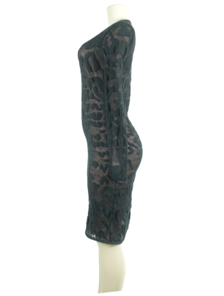 TOM FORD Knit Knee-Length Dress-Side- eKlozet Luxury Consignment Boutique