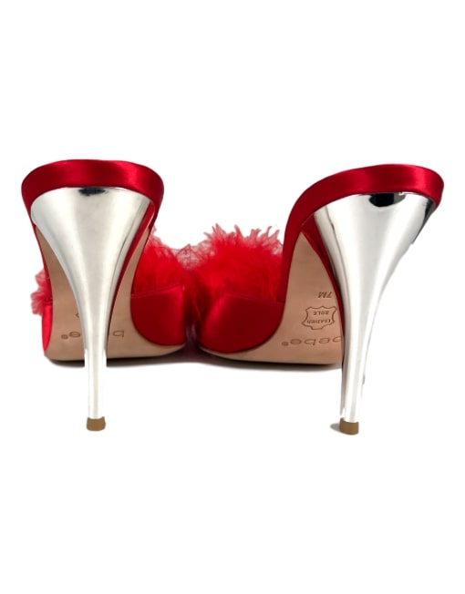 BEBE BOUDOIR FEATHER HEEL - eKlozet Luxury Consignment