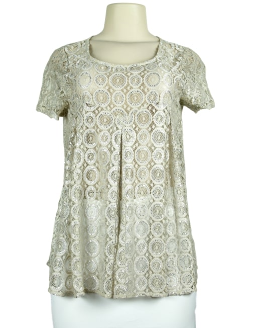 AKEMI + KIN Lace Baby Doll Top Front - eKlozet Luxury Consignment Boutique