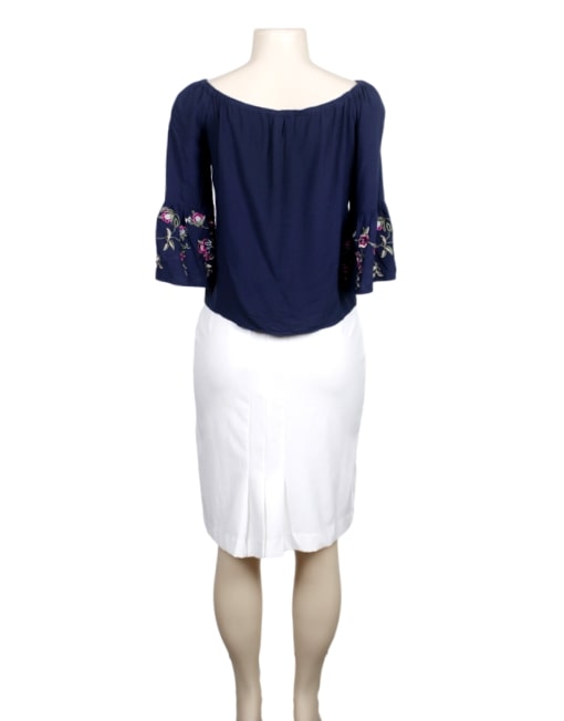 BASEMENT Boat Neck Top- eKlozet Luxury Consignment Boutique