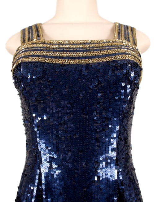 BLACK TIE OLEG CASSINI SEQUIN GOWN - eKlozet Luxury Consignment