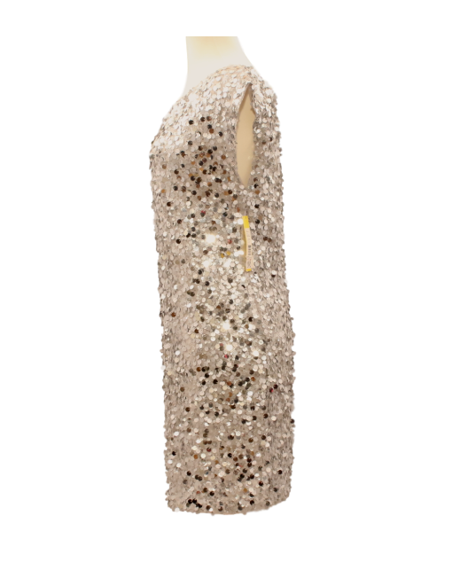 Alice + Olivia Sequin Dress Side | eKlozet Designer Consignment