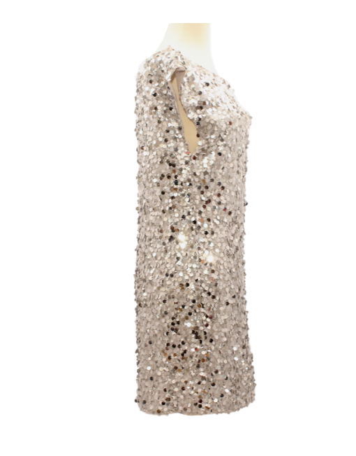 Alice + Olivia Sequin Dress Side | eKlozet Designer Consignment