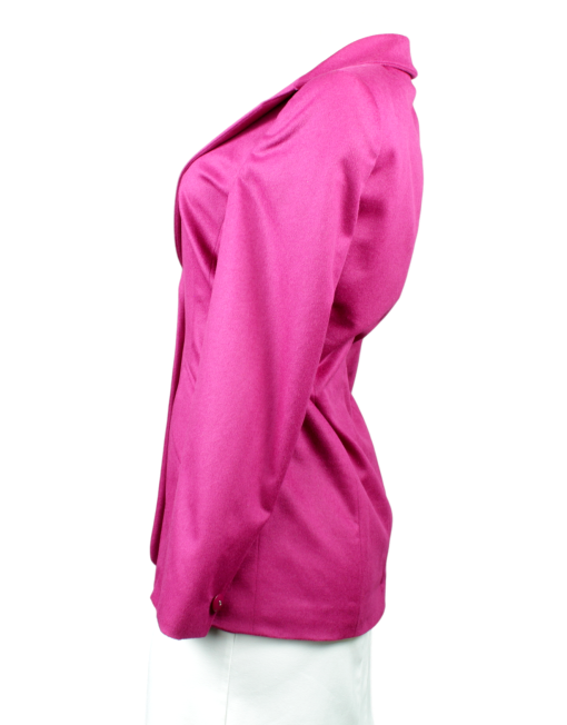 Escada Fuchsia Blazer Side - eKlozet Luxury Consignment Boutique