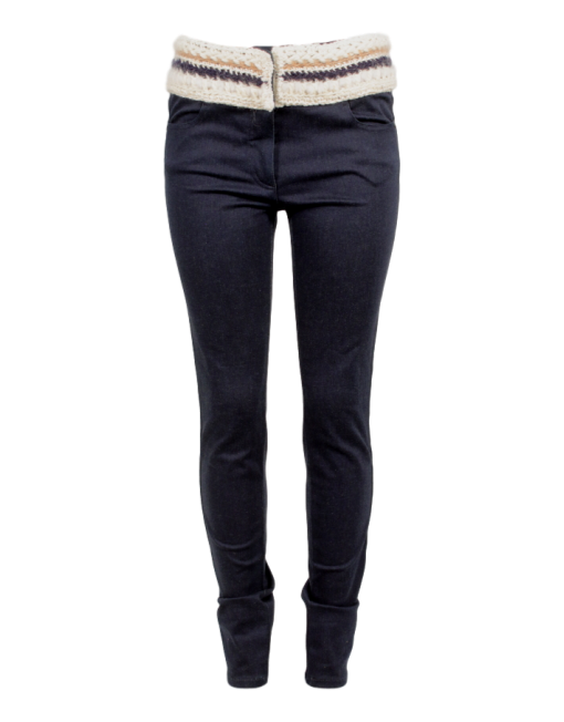 CHANEL LOW-RISE SKINNY JEANS - eKlozet Luxury Consignment