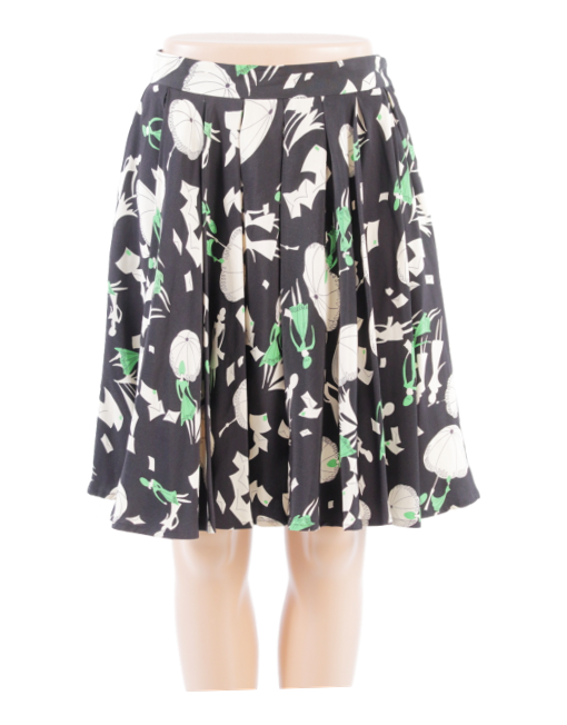 CHRISTIAN DIOR SILK MINI SKIRT - eKlozet Luxury Consignment