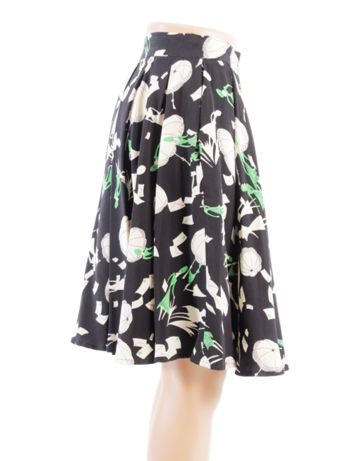 CHRISTIAN DIOR SILK MINI SKIRT - eKlozet Luxury Consignment