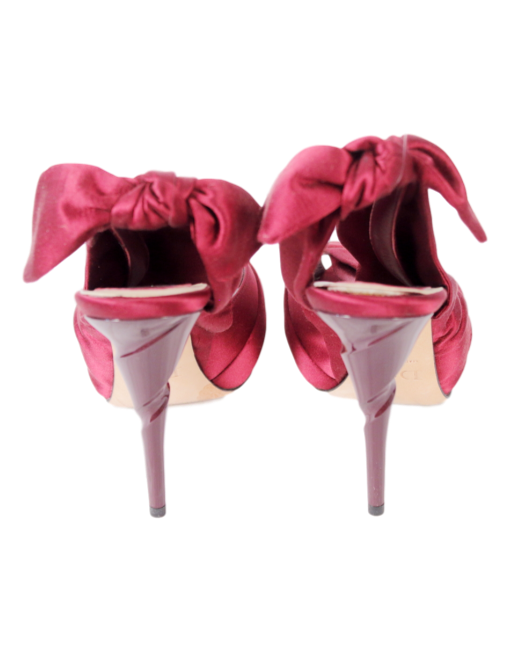 CHRISTIAN DIOR SATIN PLATFORM PUMPS - eKlozet Luxury Consignment