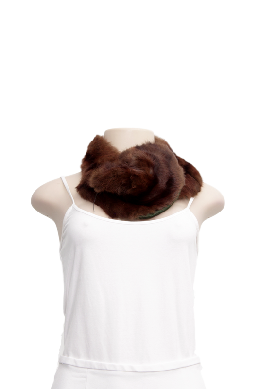 Vintage Mink Mahogany Collar - eKlozet Luxury Consignment