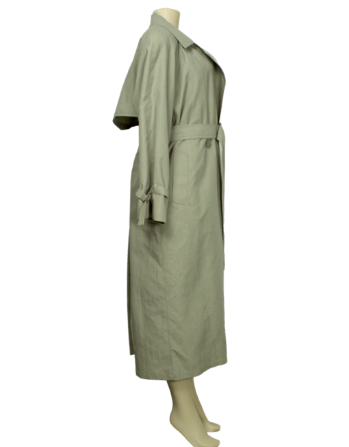 London Fog Belted Trench Coat Side