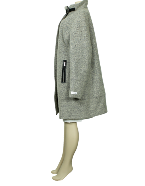 CALVIN KLEIN Boucle Coat Side