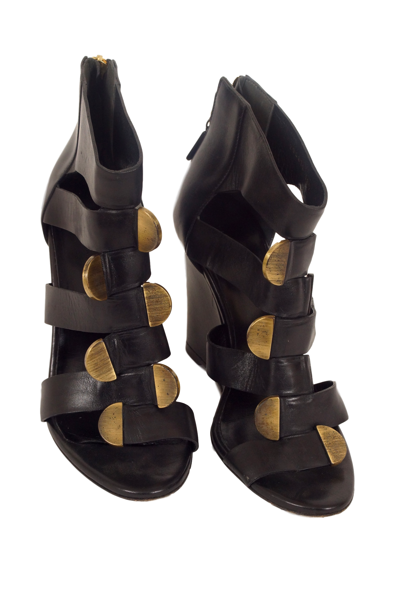 BALENCIAGA GLADIATOR WEDGES - eKlozet Luxury Consignment