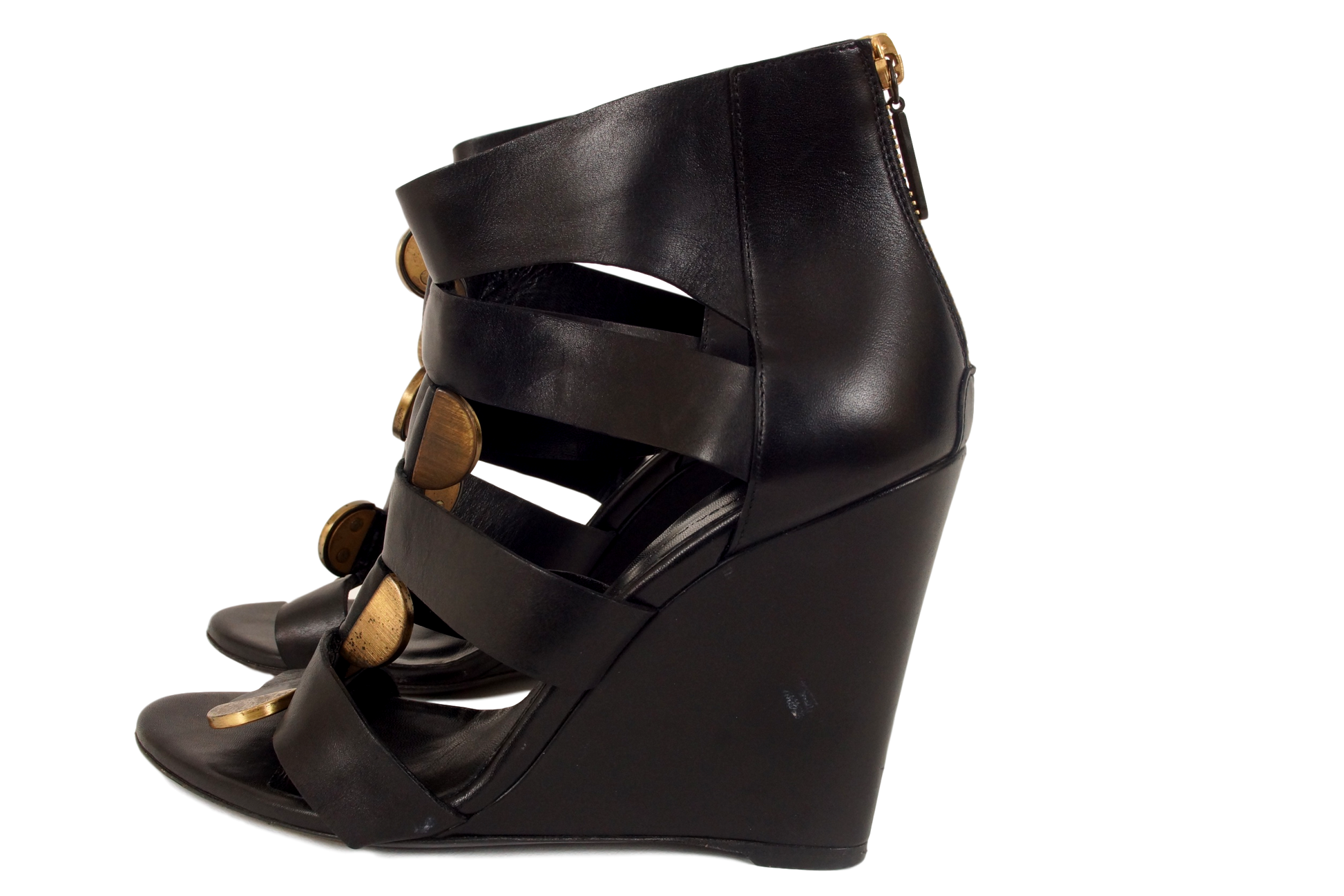 BALENCIAGA GLADIATOR WEDGES - eKlozet Luxury Consignment