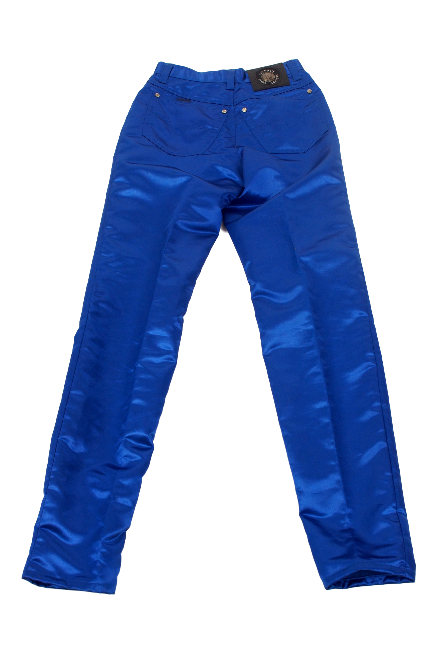 VERSACE COUTURE SATIN JEANS - eKlozet Luxury Consignment