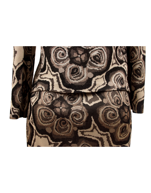 ST. JOHN KNIT ABSTRACT DRESS SET - eKlozet Luxury Consignment