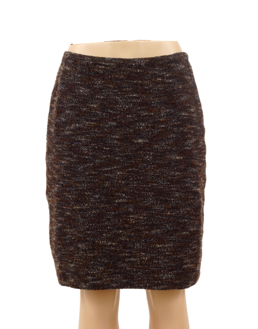 ST. JOHN KNIT TWEED SUIT WITH LEATHER TRIM - eKlozet Luxury Consignment
