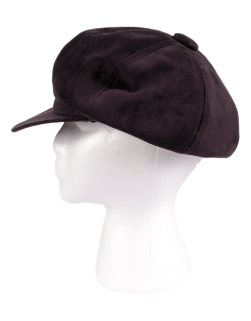 D&Y, NY SUEDE NEWSBOY CAP - eKlozet Luxury Consignment