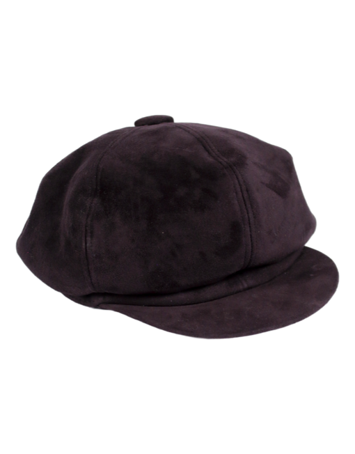 D&Y, NY SUEDE NEWSBOY CAP - eKlozet Luxury Consignment