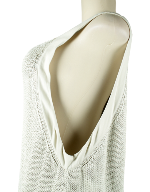TSE Linen and Silk Midi Dress lose stitch - eKlozet Luxury Boutique