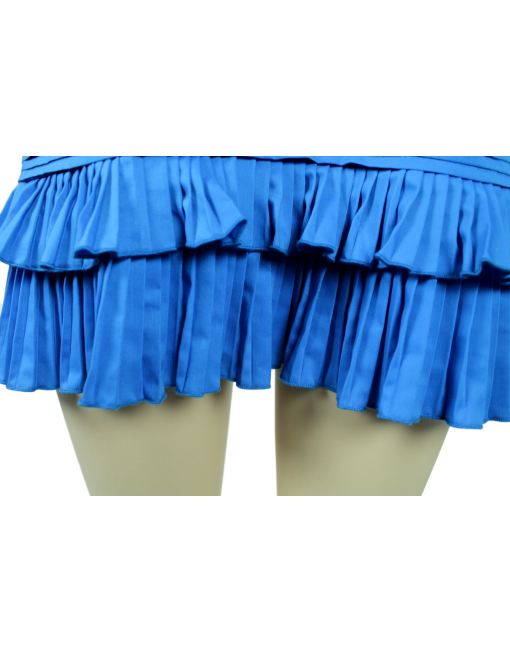 CHRISTIAN CALIENDO Ruffle Sleeveless Mini Dress - eKlozet Luxury Consignment