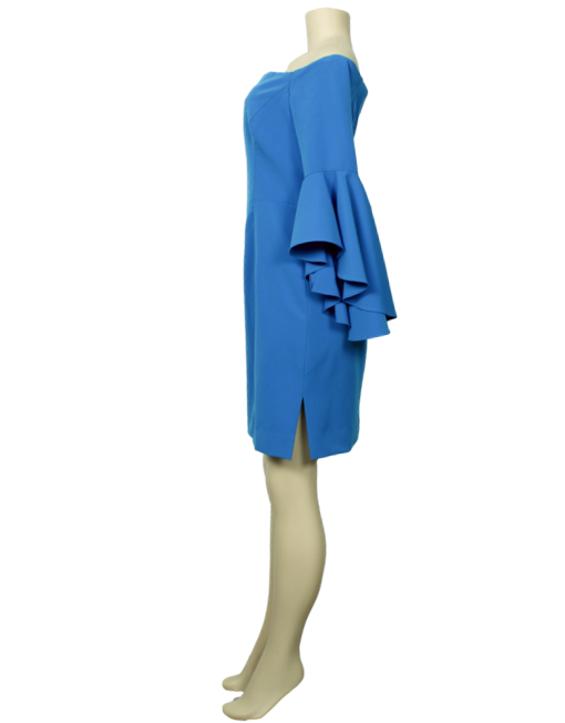 MILLY Off the Shoulder Mini Dress Side