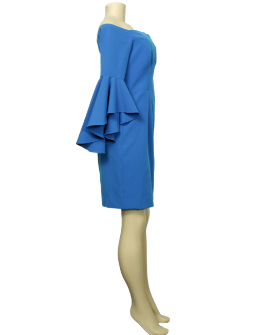 MILLY Off the Shoulder Mini Dress Side