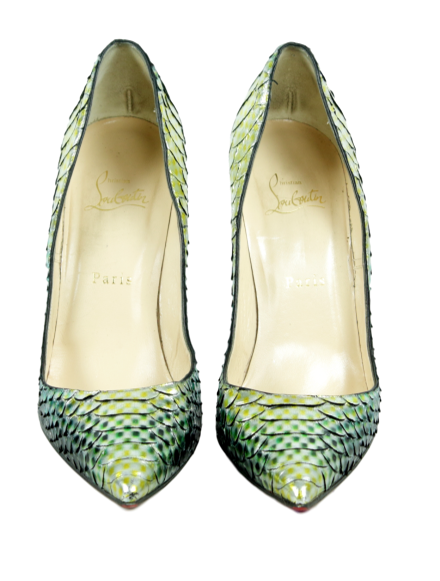 Christian Louboutin So Kate 120 Python Pumps - eKlozet Luxury Consignment
