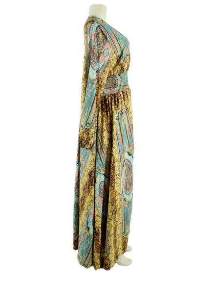 Colors of India Long Sleeve High-Low Dress - eKlozet Luxury Consignment