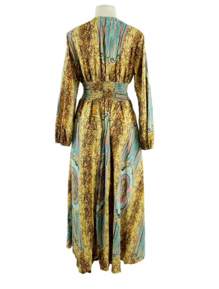 Colors of India Long Sleeve High-Low Dress - eKlozet Luxury Consignment