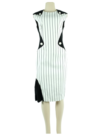 Mugler Abstract Sleeveless Dress - eKlozet Luxury Consignment