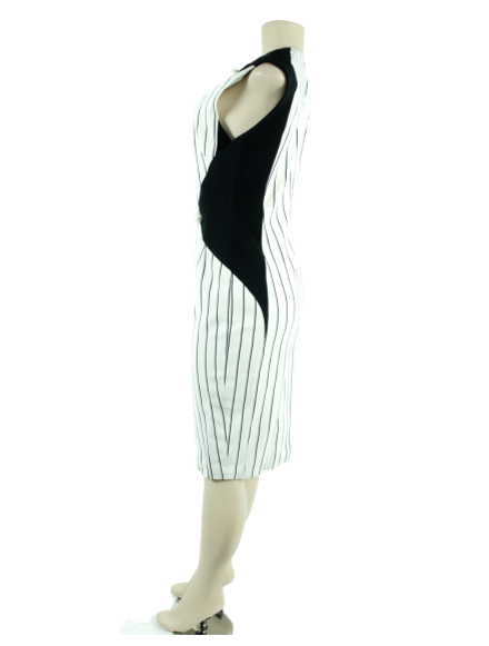 Mugler Abstract Sleeveless Dress - eKlozet Luxury Consignment