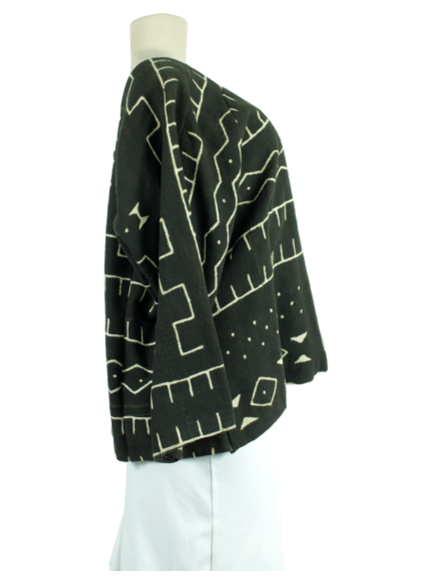 Custom African Print U-Neck Top - eKlozet Luxury Consignment